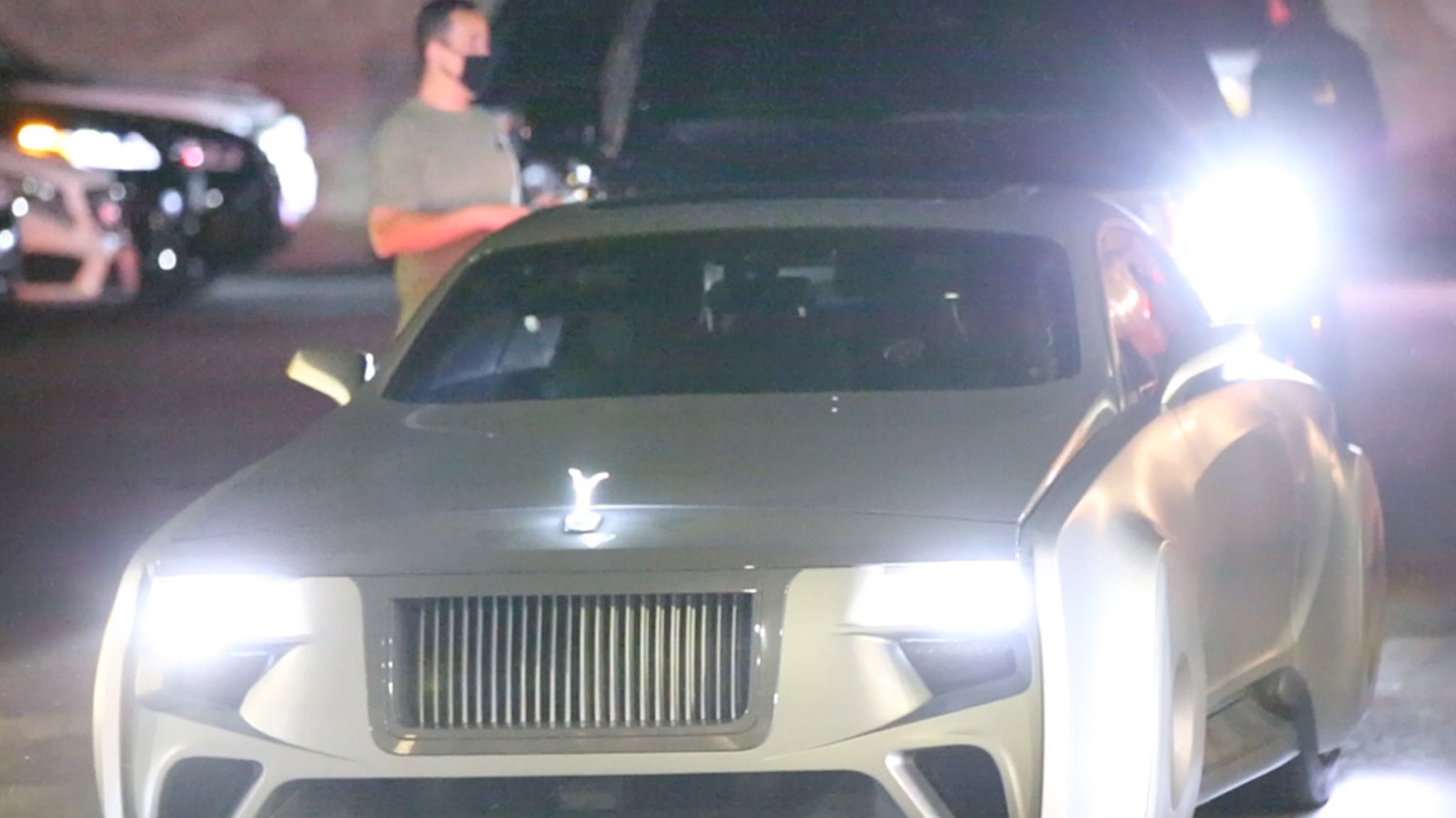 Justin Bieber Takes Hailey Out in His Futuristic Rolls-Royce