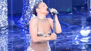 Jennifer Lopez Rehearsing For Performance at Charity Gala Benefiting Ukraine