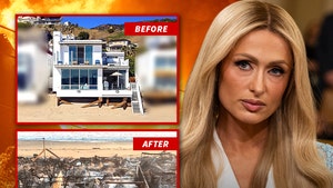 paris hilton home destroyed