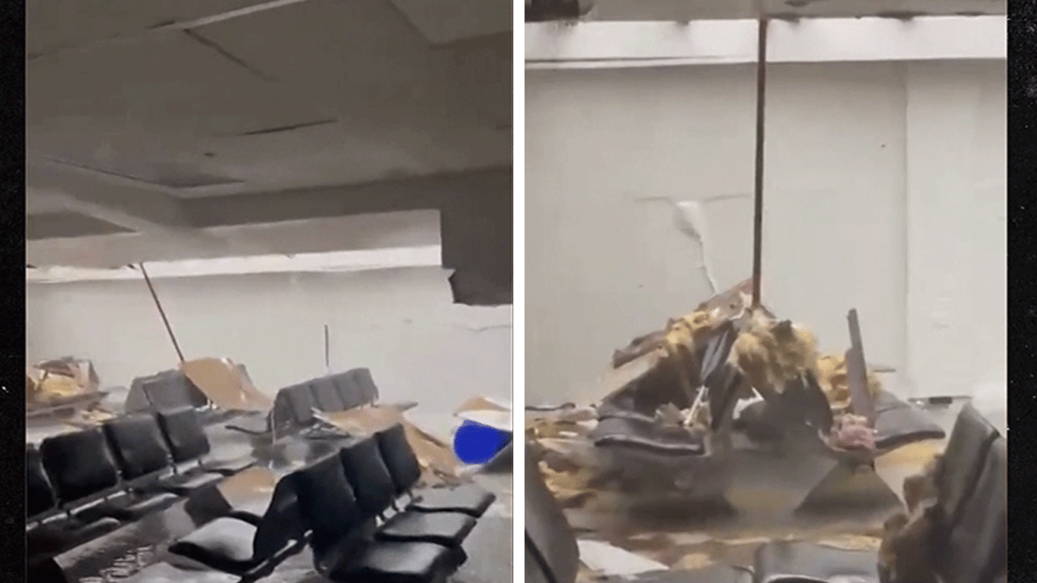 Hurricane Melissa Destroys Jamaican Airport Roof & Interior, Video Shows Hurricane Melissa Destroys Jamaican Airport Roof & Interior, Video Shows