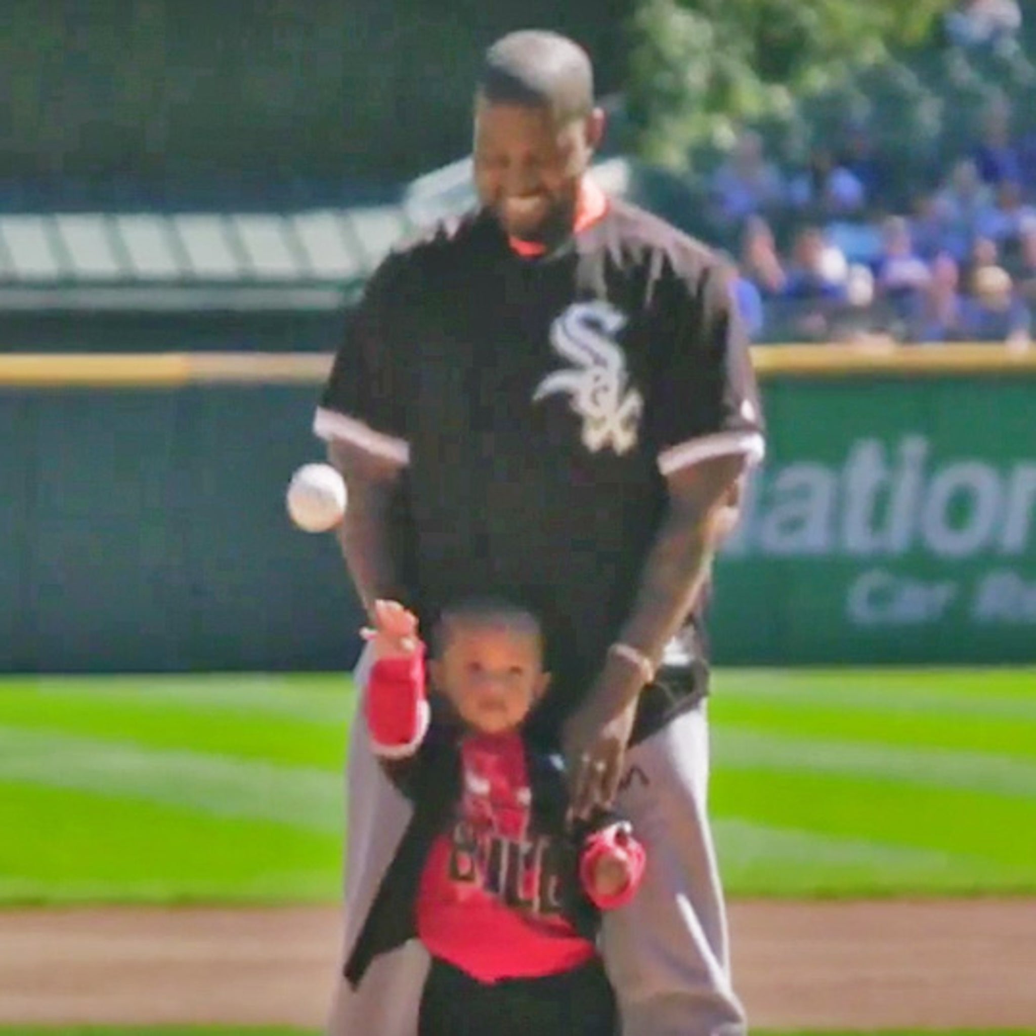 christopherbing: kanye west as a baseball card in chicago white sox uniform