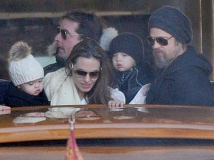 Angelina and Brad