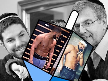 Click here for the shirtless Drake dreidel! 