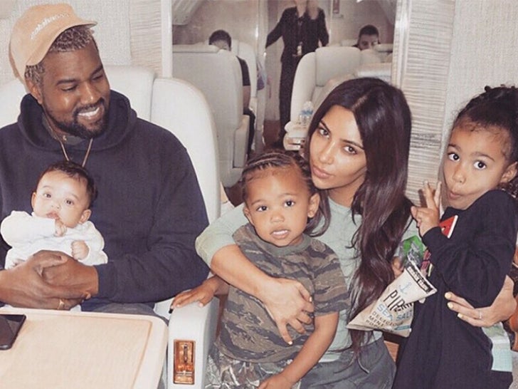 Kanye West and Kim Kardashian's Family Photos