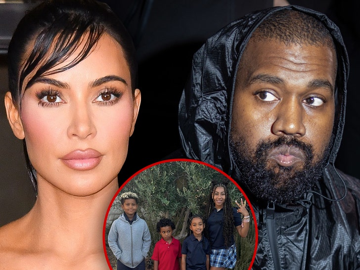 Kanye West & Kim Kardashian Prioritizing Time With Kids