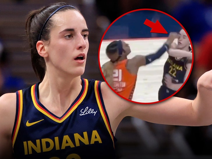 Caitlin Clark Suffers Bad Eye Poke During Game 1 Loss To Sun