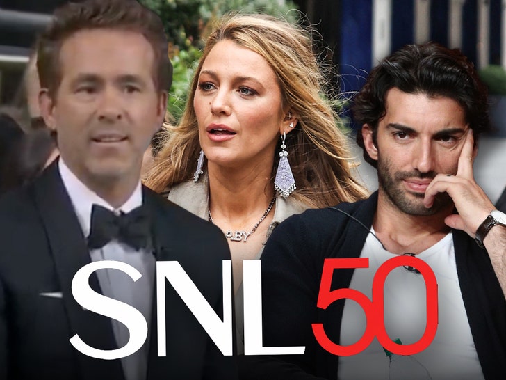 Ryan Reynolds Blake Lively Justin Baldoni SNL50
