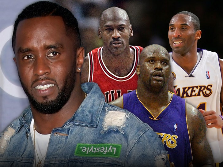 p diddy kobe shaq jordan alt main getty