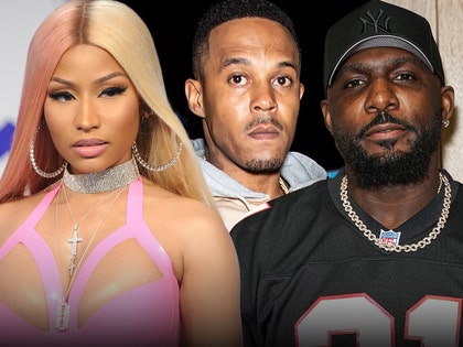 nicki minaj dez bryant and kenneth petty getty 1