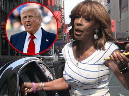 Gayle King, Donald Trump