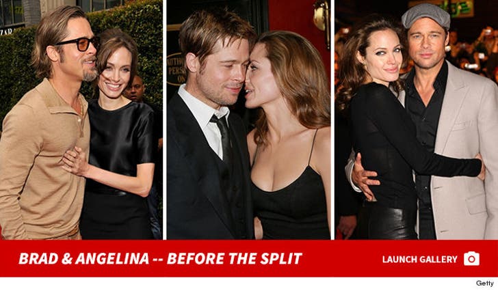 Angelina Jolie and Brad Pitt -- Before the Split