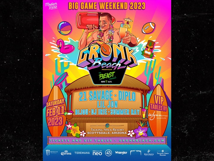 Rob Gronkowski Returns to Big Game Weekend: Gronk Beach