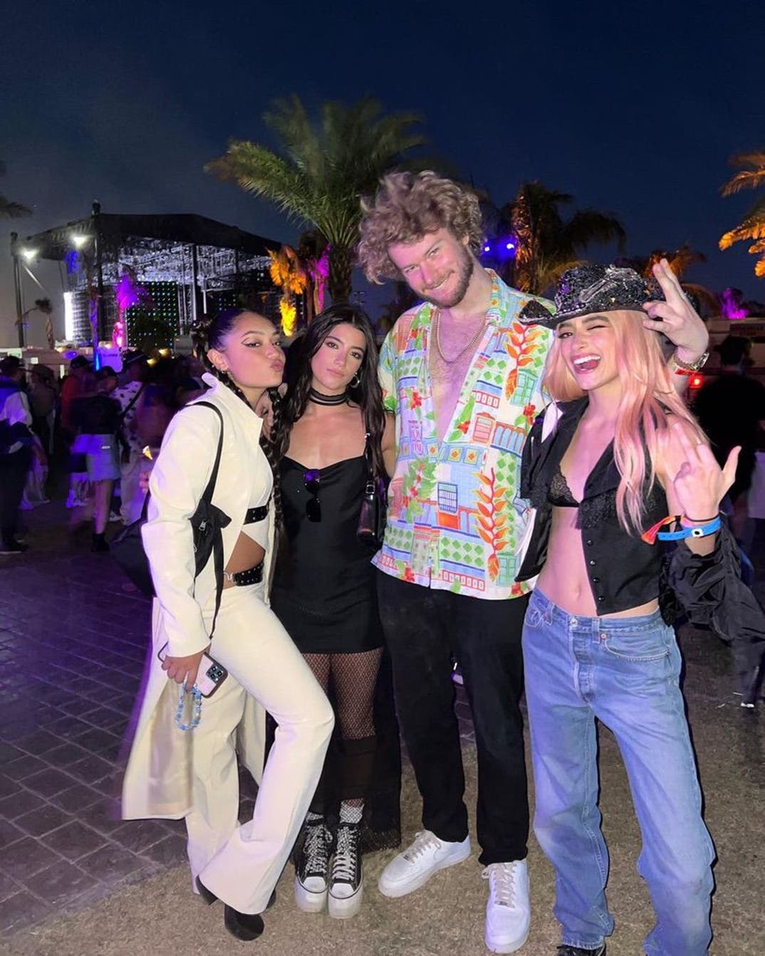 Avani Gregg, Charli D'Amelio, Yung Gravy and Dixie D'Amelio