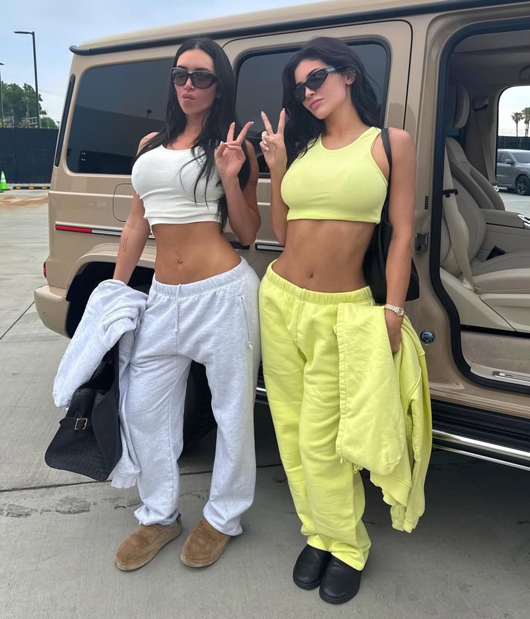 Stassie Karanikolaou and Kylie Jenner