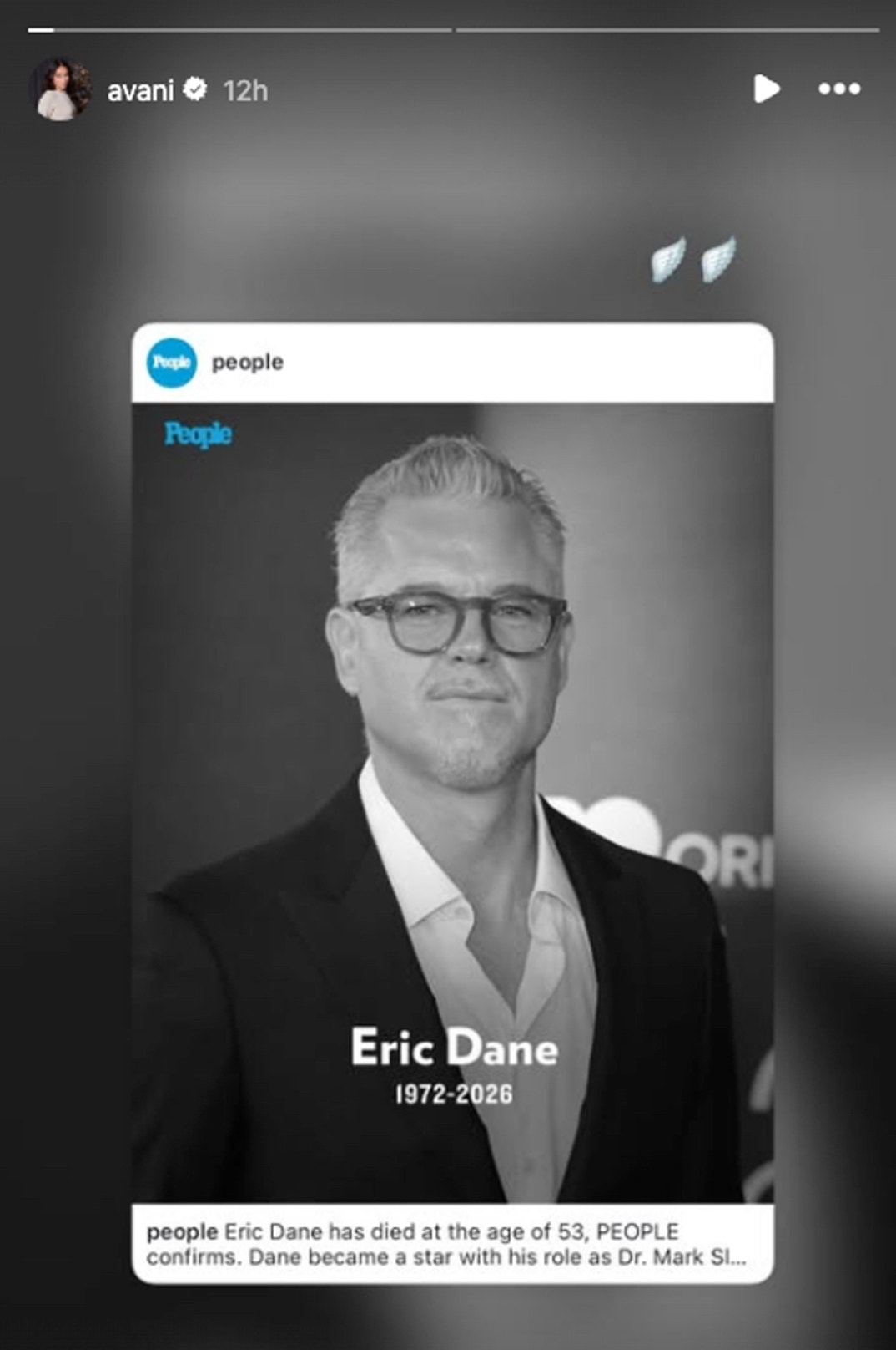 Eric Dane Social Media Tributes 2