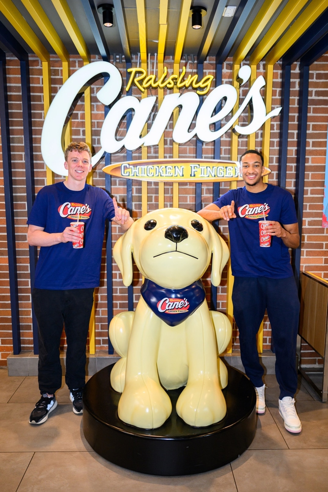 Charlie May and Nimari Burnett at Raising Cane’s in Ann Arbor, Michigan 11