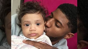 Paul George -- Meets Baby Daughter ... Gunning for Joint Custody