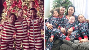 Famous Families Matching In Holiday Pajamas