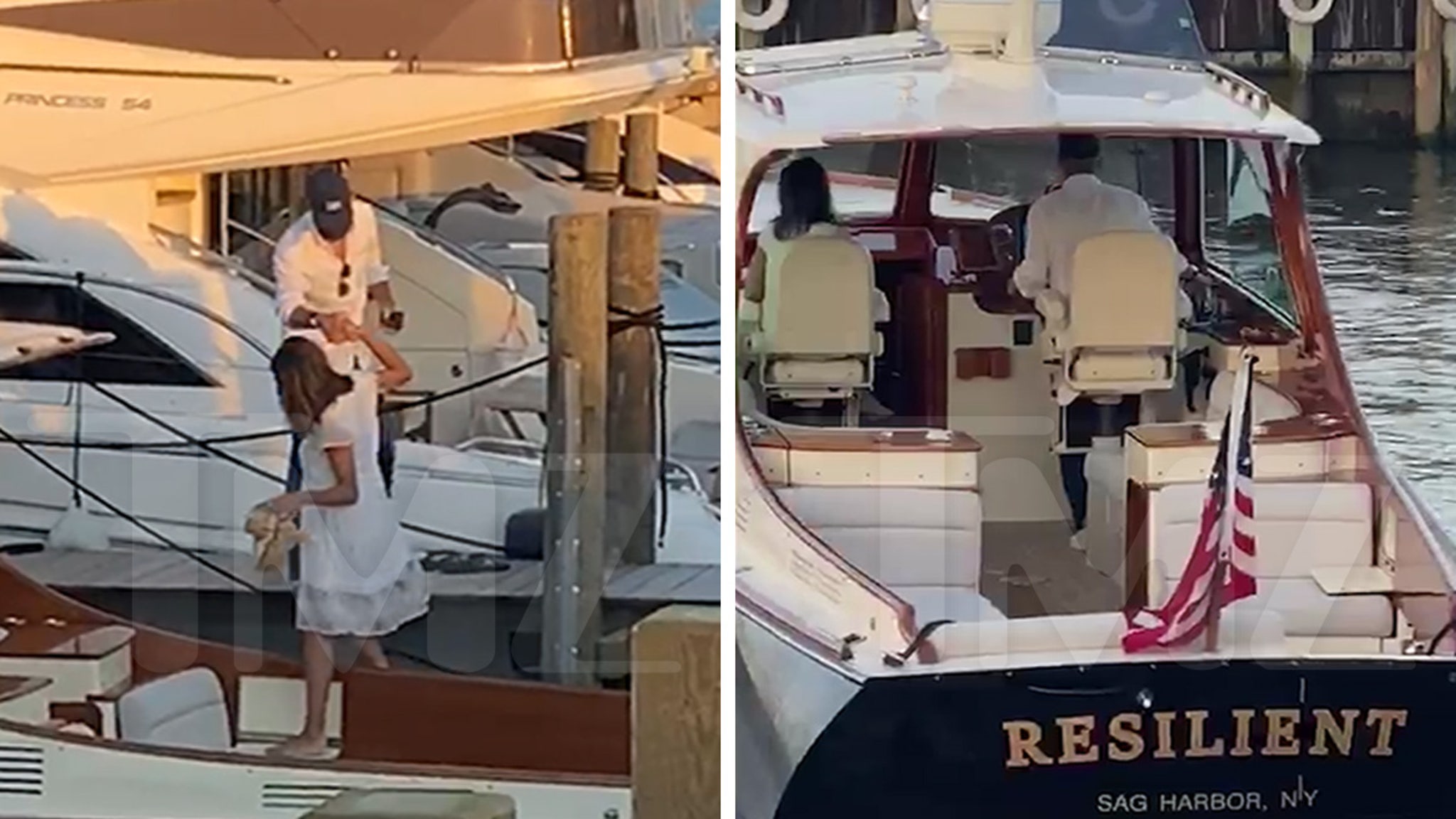 Matt Lauer Dines with Mystery Woman Before Yachting on 'Resilient' - TMZ