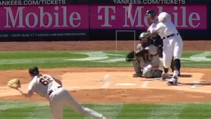Aaron Judge Continues Home Run Barrage, Hits Dinger In 1st At-Bat On Opening Day