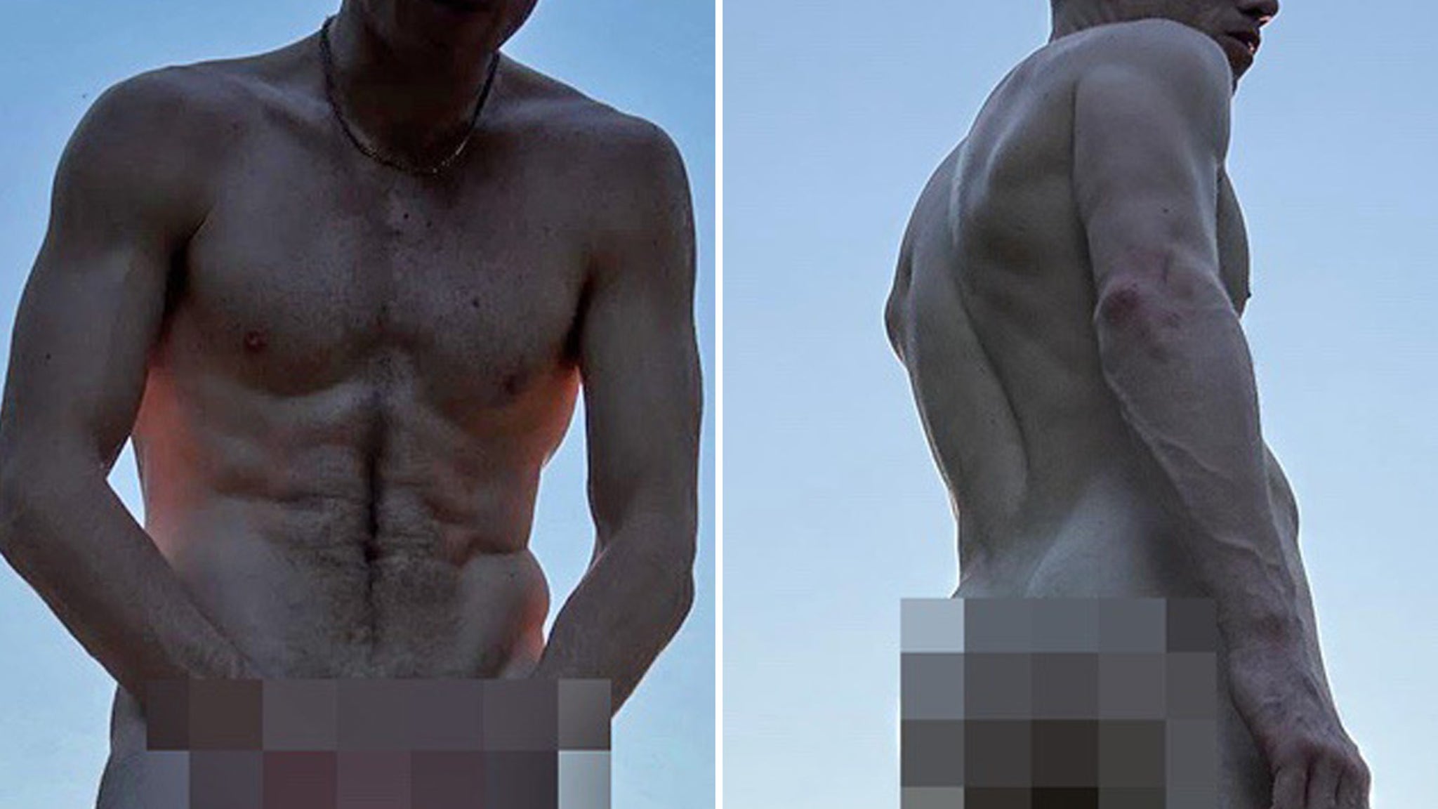 Guess The Naked Hottie Showing Off His Gym-Honed Body!