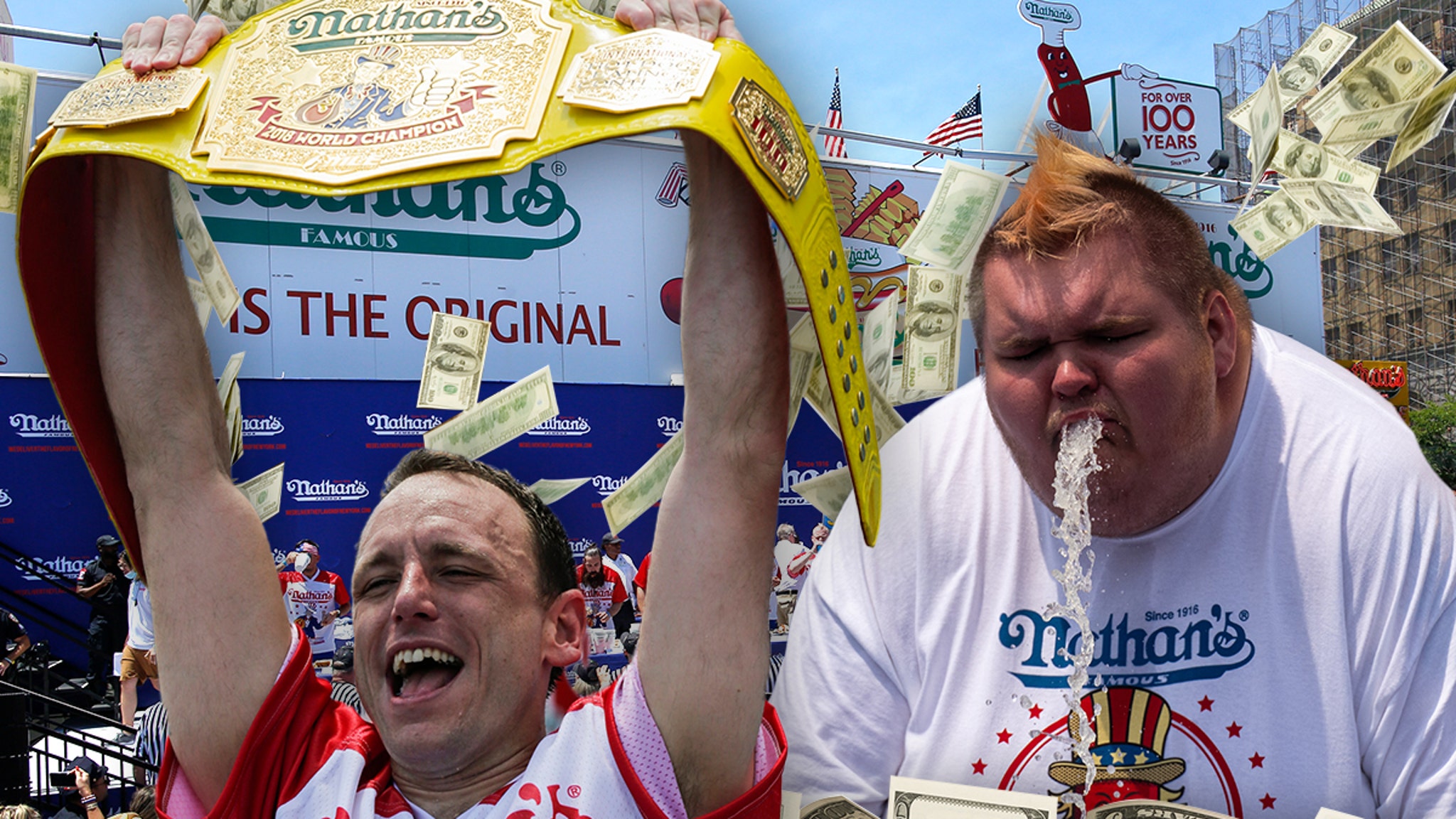 Nathan's Hot Dog Eating Contest Prop Bets, Will A Competitor Vomit?!