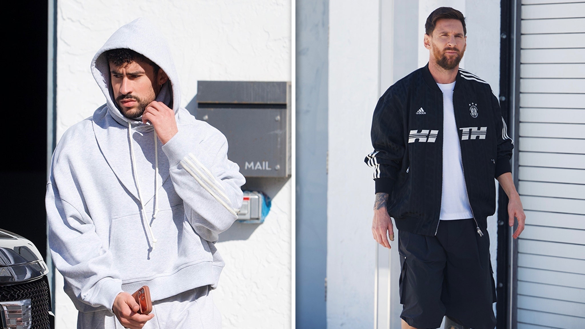 Lionel Messi, Bad Bunny Team Up For Commercial Shoot in Miami Lionel Messi, Bad Bunny Team Up For Commercial Shoot in Miami