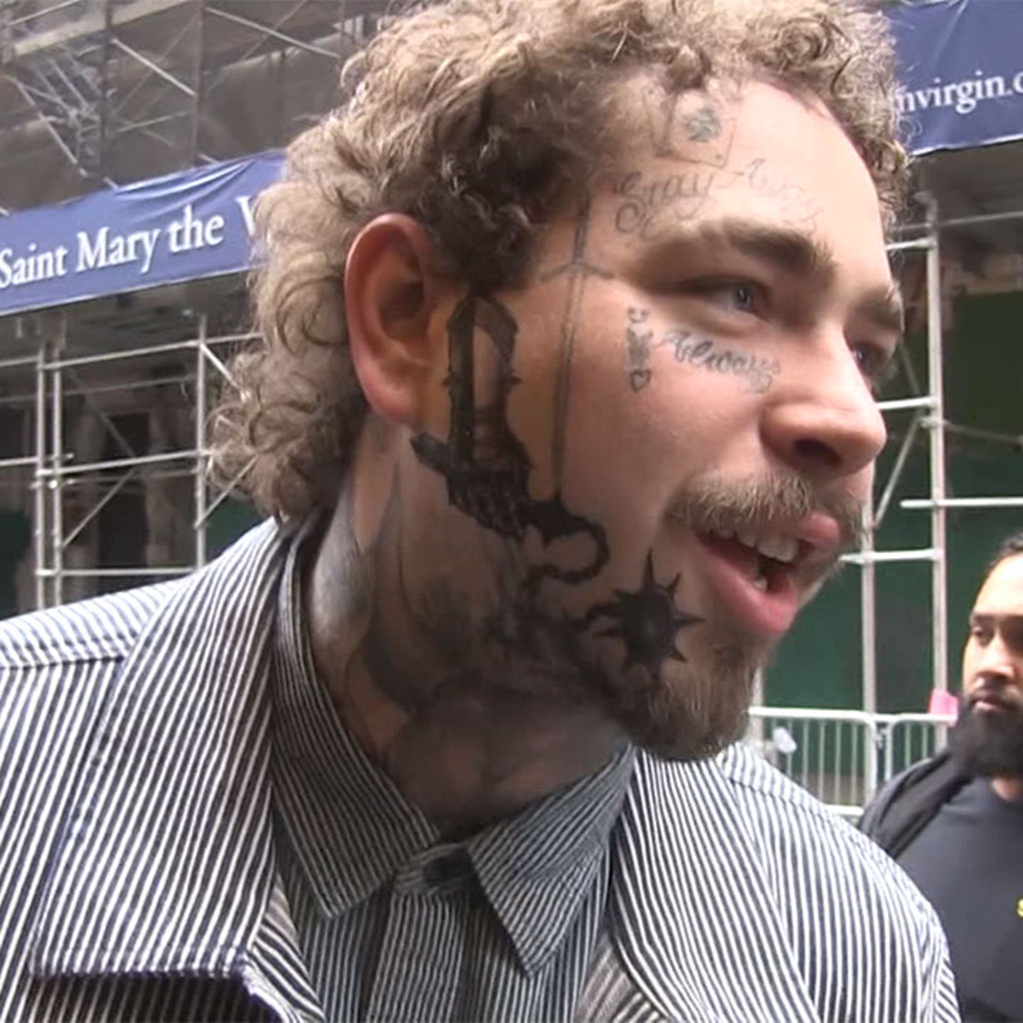 Details more than 55 post malone head tattoo super hot - in.cdgdbentre