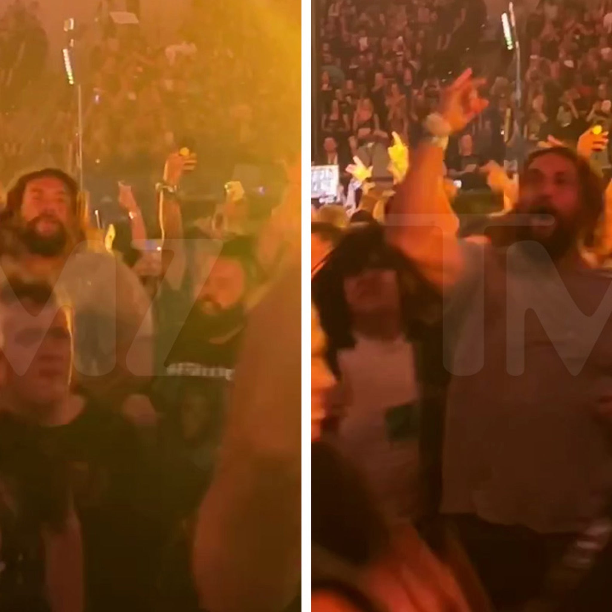 Jason Momoa Rocking in Mosh Pit at Metallica Concert, New Video Shows