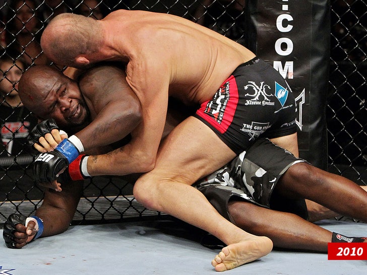 Randy Couture gets James Toney