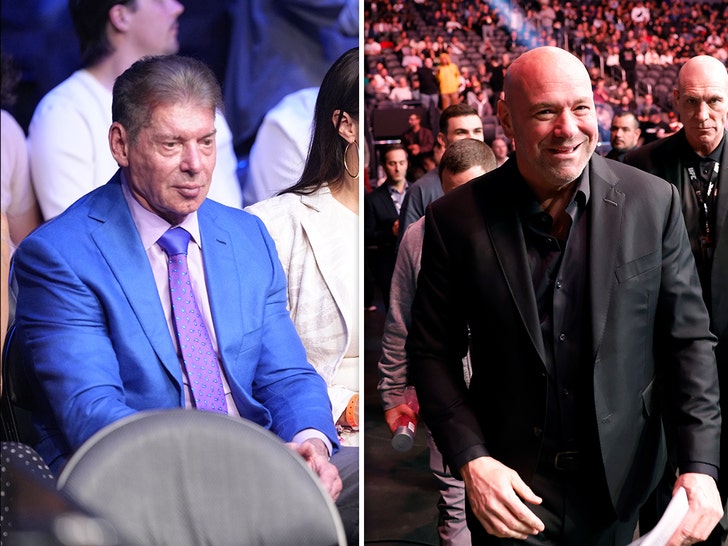 dana white and vince mcmahon getty