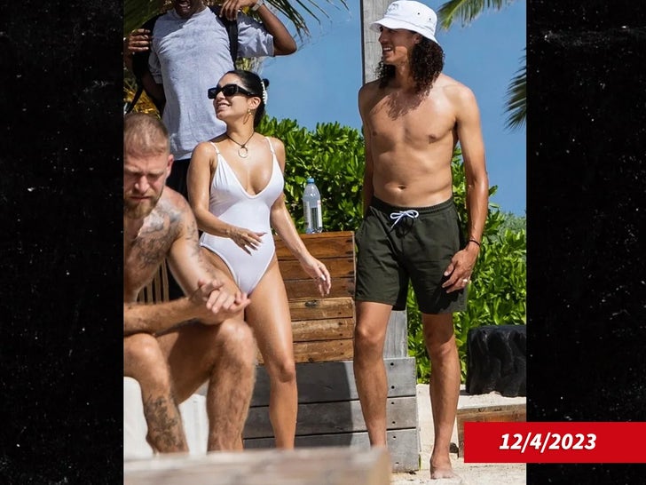 Vanessa Hudgens And Cole Tucker Hit The Beach After Wedding