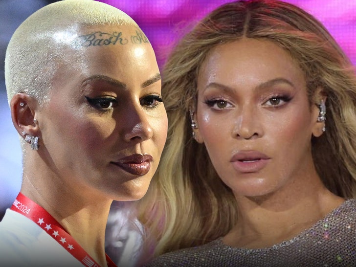 Amber Rose and Beyoncé