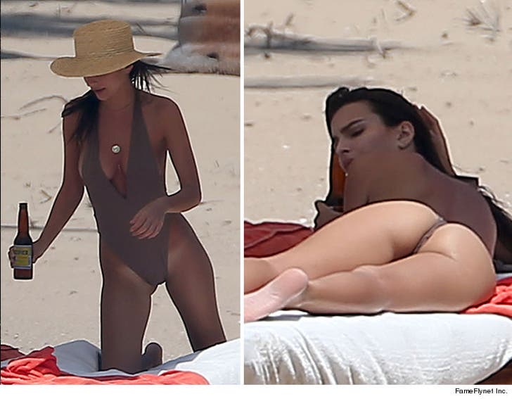 Emily Ratajkowski Has Blurred Tan Lines PHOTOS :: 0321-emily-ratajkowski-beach-ffn-3