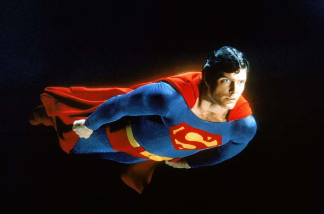 New York native and acting legend, Christopher Reeve rocked the iconic S on the chest  in 