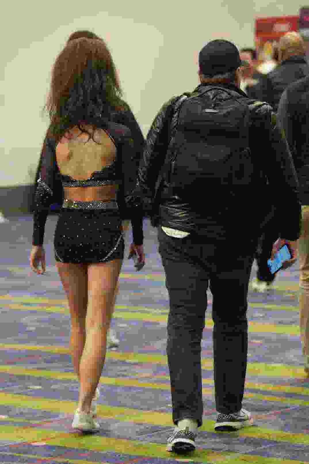 Bill Belichick Jordon Hudson Cheerleading 3