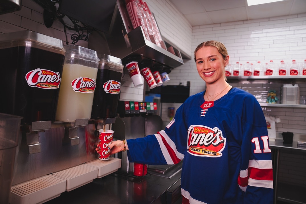 Jack Hughes Raising Canes 6