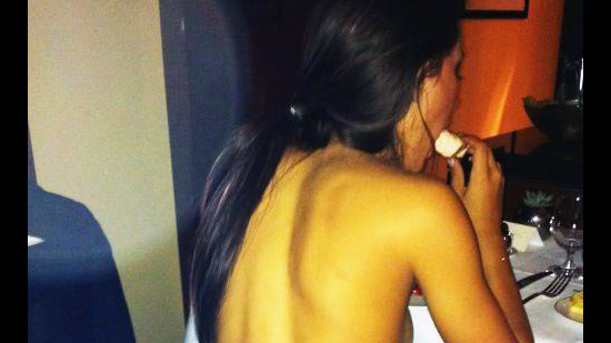 Photo Of Naked, Kim Kardashian-ish Woman Allegedly Posted on Kanye Wests  Twitter as Prank