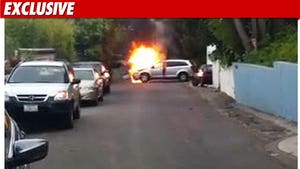 Tyler Perry Writer's Car EXPLODES