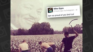 Mike Epps -- Celebrates Slavery & MLK with Racist Photo