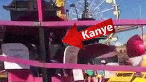 Kanye West Takes North West on Teacup Ride