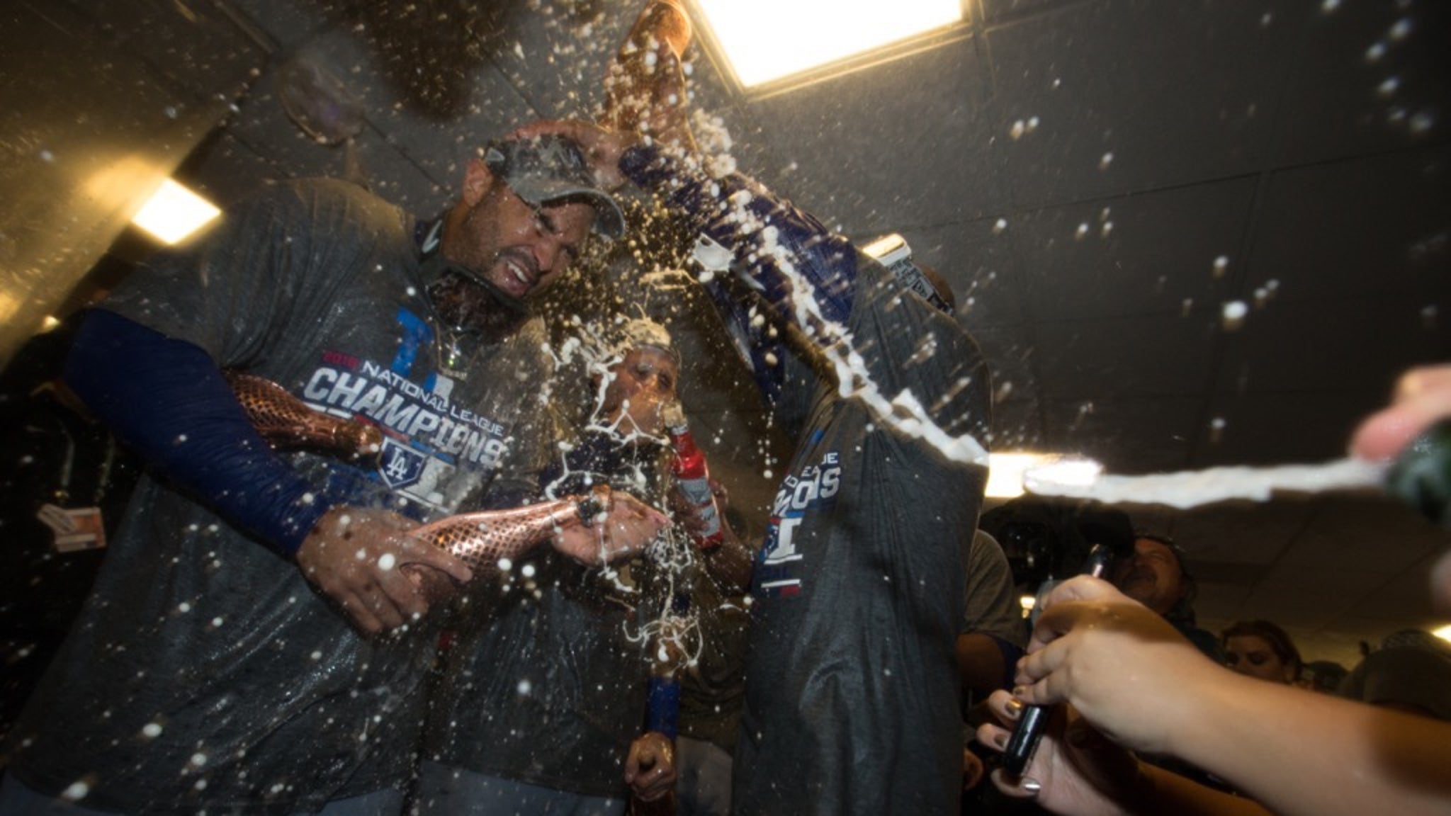 Dodgers Celebrate NCLS Win