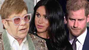 Elton John Defends Prince Harry and Meghan Markle Over Private Jet Use