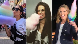 Celebrities Eating Cotton Candy