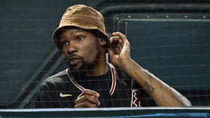 Kevin Durant Supports Rising Star Corbin Carroll At D-Backs Game, Rookie Geeks Out!