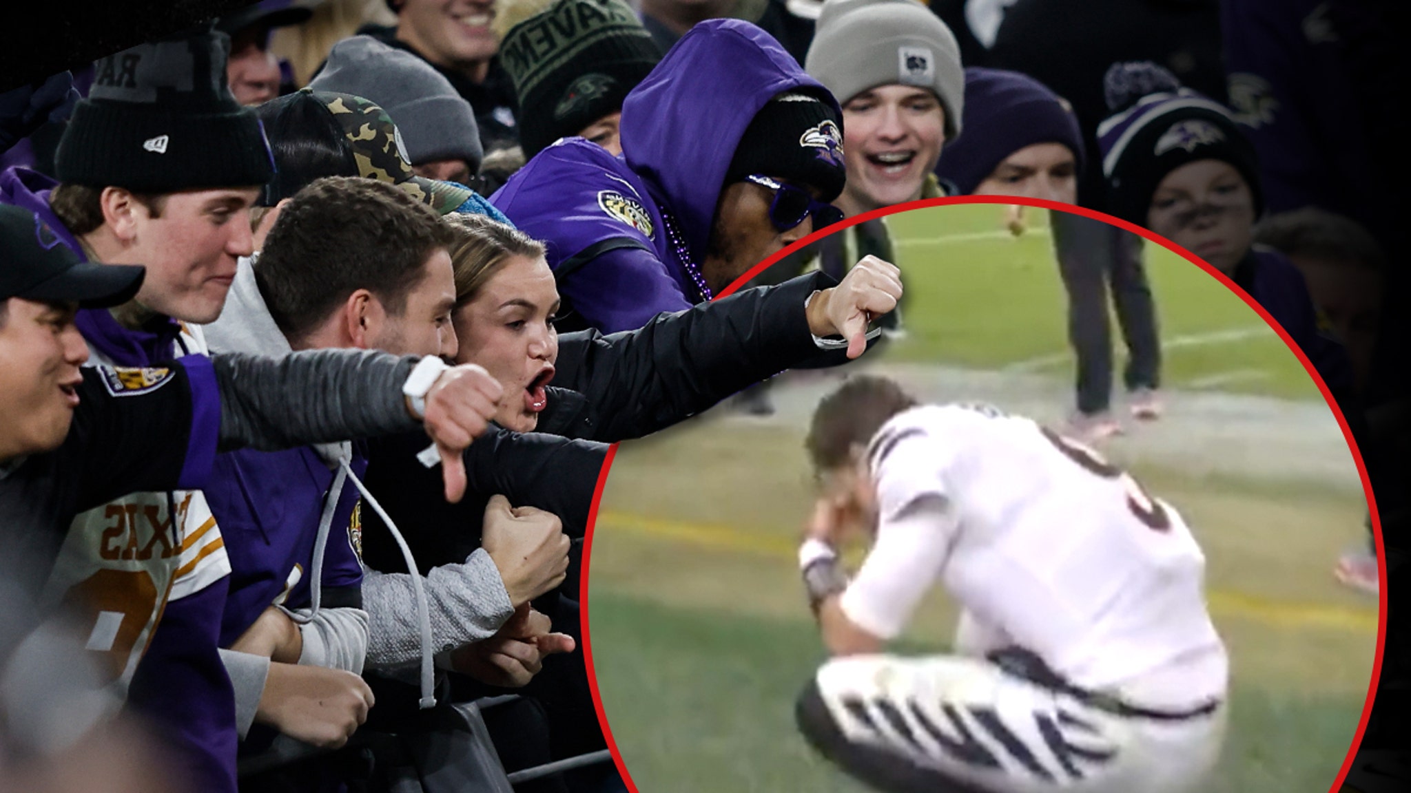 Ravens Fans Chant ‘F*** Joe Burrow’ After Injury in TNF Game