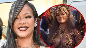 Rihanna Spreads Wings at Crop Over Carnival in Barbados