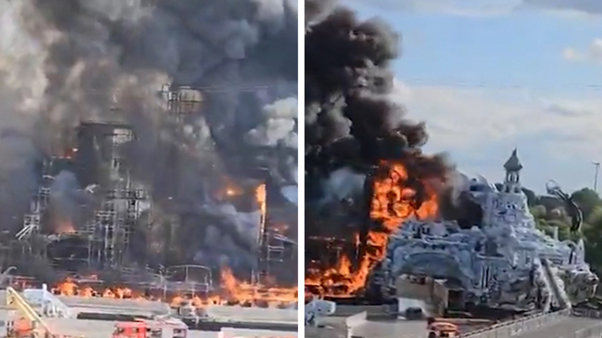 Tomorrowland Festival Stage Engulfed in Flames, on Video