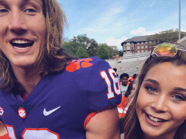 Trevor Lawrence and Marissa Mowry -- The Happy Couple