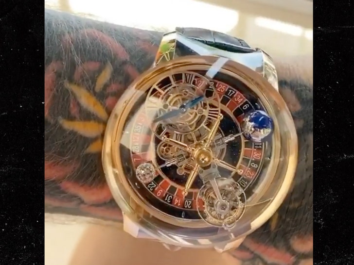 UFC star Conor McGregor shows off amazing Jacob & Co Astronomia Casino  'roulette' watch valued at eye-watering £450,000